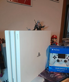 ps4 pro 1 tb white con dual shock white