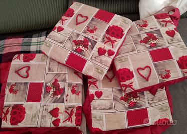 4 copri sedia morbidi e colorati 