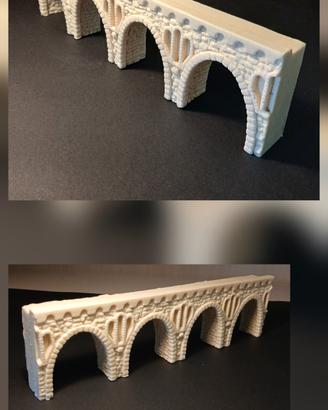 Elemento scenico Terrain wargame Medieval Bridge 