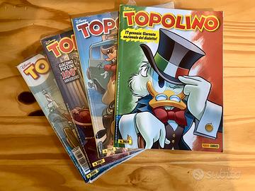 BLOCCO 4 FUMETTI TOPOLINO ✨ NUOVI & SIGILLATI ✨