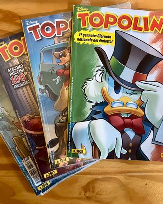 BLOCCO 4 FUMETTI TOPOLINO ✨ NUOVI & SIGILLATI ✨