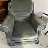 Poltrona in velluto