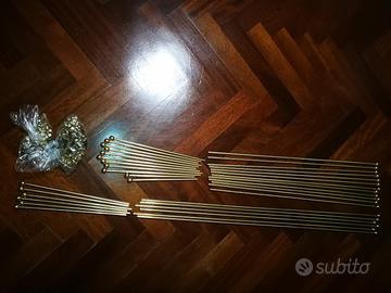 Bacchetta ASTINA ESTENSIBILE per Tende Oro con POM