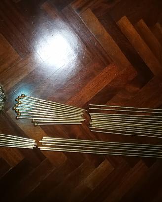 Bacchetta ASTINA ESTENSIBILE per Tende Oro con POM