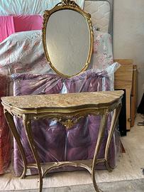 CONSOLLE E SPECCHIO primi '900