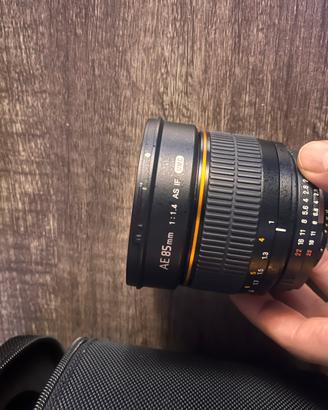 Samyang AE 85mm f/1.4 AS IF UMC Nikon F Come nuovo