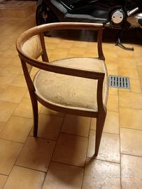 coppia poltroncine da camera da letto anni 50/60