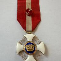 CROCE ORO 18kt. CAVALIERE ORDINE CORONA D’ITALIA