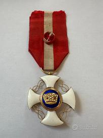 CROCE ORO 18kt. CAVALIERE ORDINE CORONA D’ITALIA