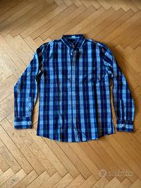 Camicia Vintage 55 Uomo - XL -100% Cotone - Quadri