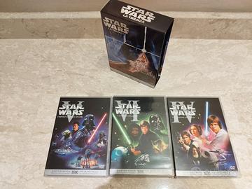 DVD Trilogia Star Wars in cofanetto 