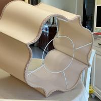 Paralume misure 45x55 color cipria