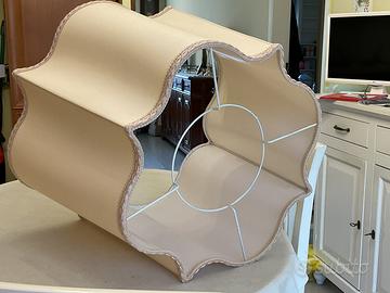 Paralume misure 45x55 color cipria