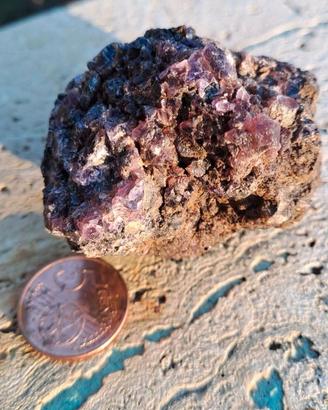 Minerale fluorite viola