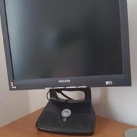 Monitor Philips pc 15" con casse integrate