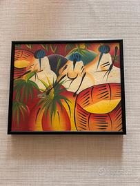 Quadro Naif Santo Domingo