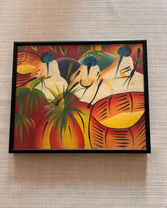 Quadro Naif Santo Domingo