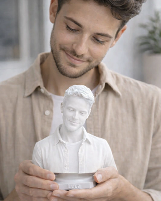 TRASFORMA LA TUA FOTO IN  STATUETTA 3D PERSONALIZZ