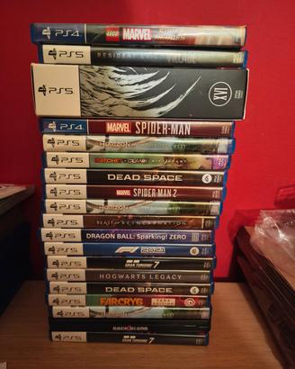 giochi PS4 ps5 singoli o lotto prezzi  descrizione