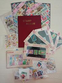 Collezione 875 francobolli 