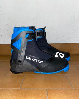 Scarpe sci da sfondo salomon