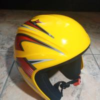Casco Sci Snowboard Bambino Unisex Giallo 6-8 anni