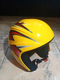 Casco Sci Snowboard Bambino Unisex Giallo 6-8 anni