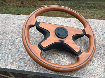 Volante in legno mozzo attacco Fiat