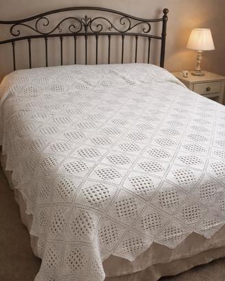 Copriletto matrimoniale uncinetto - Made in Sicily