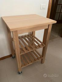 Carrello, faggio 58x50 cm