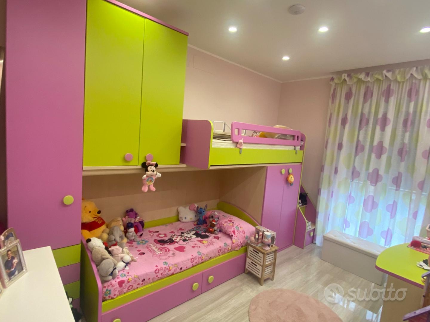 Letto singolo bambina glicine - Arredamento e Casalinghi In