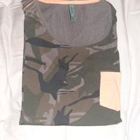 T shirt mimetica Piazza Italia