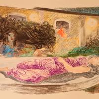  Ennio Calabria serigrafia 70x100 firmata 