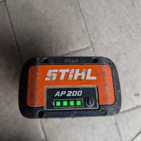 Batteria Stihl AP 200 funzionante testata