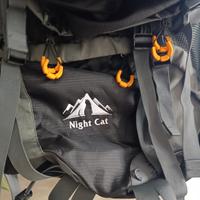 zaino night cat grigio 