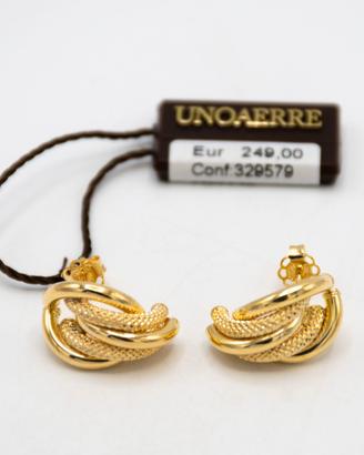 Orecchini Unoaerre in oro giallo 9 kt MO1149