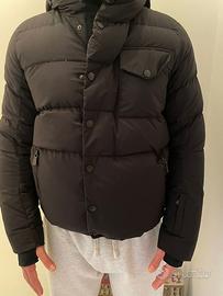 Piumino uomo nero stile Moncler Grenoble taglia 4