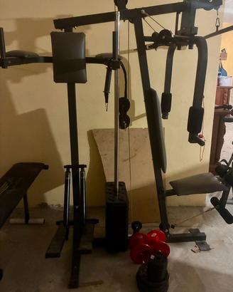 Palestra multifunzione Weider Viper + set manubri