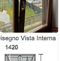 Finestra in legno 130x145