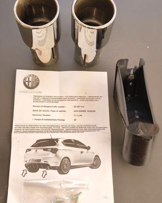 Terminali scarico originali Alfa Romeo Giulietta