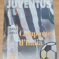 Juventus 2002/2003 - Folder Filatelico "Campione d