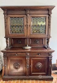 Credenza antica in legno massello fine ‘800
