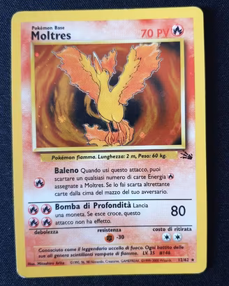 Moltres (FO 12) holo fossil -