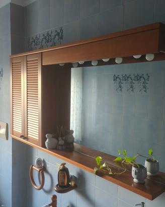 Pensile da bagno in  legno