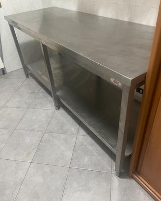 Banco lavoro inox