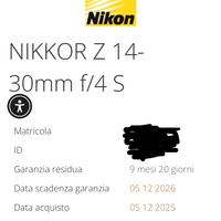 Nikon Z 14-30 f4