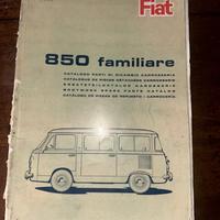 FIAT 850 Familiare Catalogo Parti di Ricambio Rica