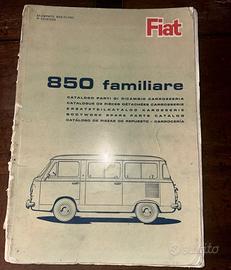 FIAT 850 Familiare Catalogo Parti di Ricambio Rica
