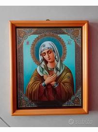 Quadro icona la Madonna