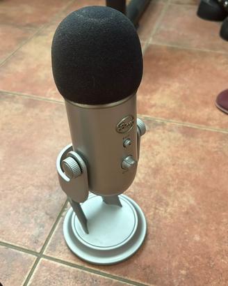 BlueYeti microfono  usb + spugna e filtro